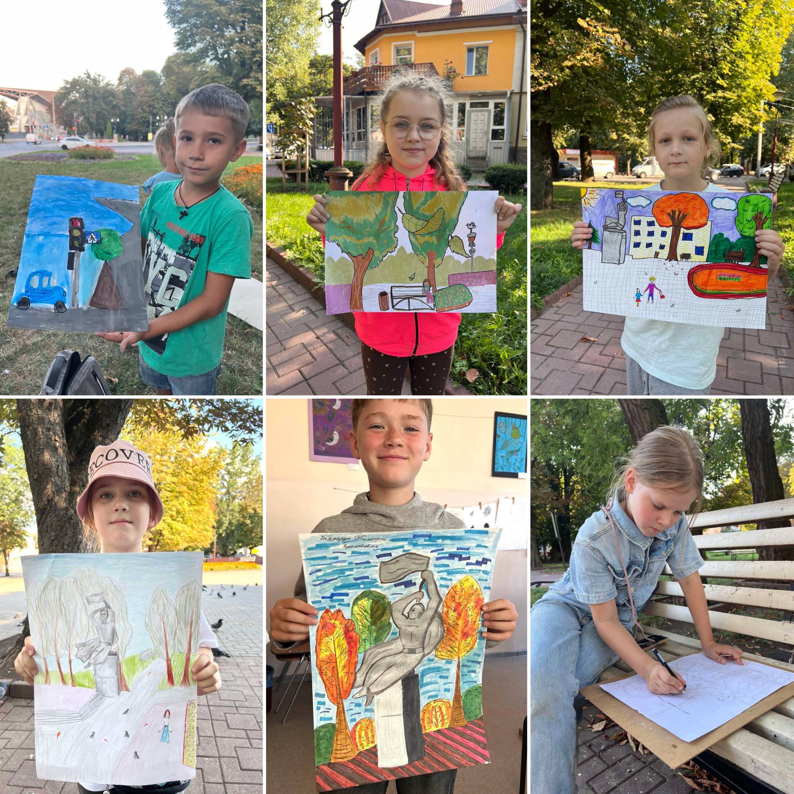 «Ми малюємо рідне місто на пленері!»