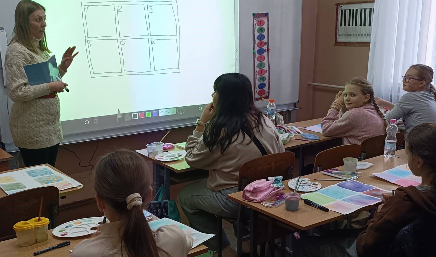  «Акварельні заливки з поєднанням фактури». 