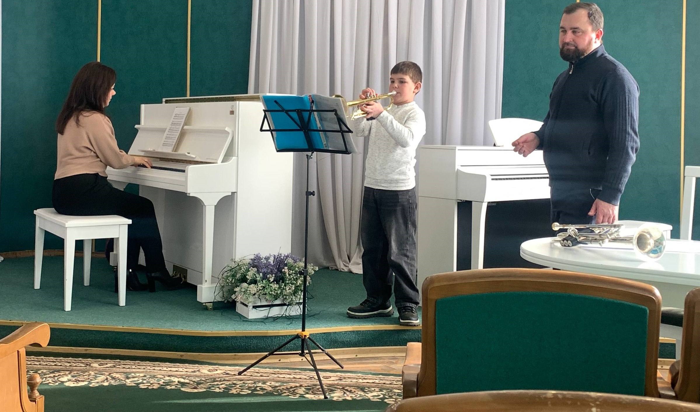 «Початкові етапи гри на трубі»