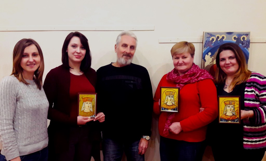 Ікона на склі олійними фарбами